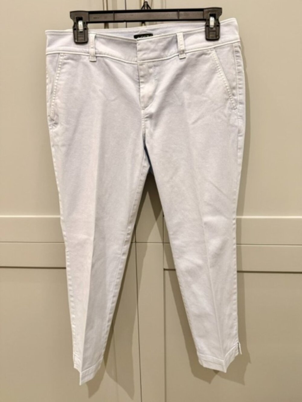 LOFT light blue crop chino pants